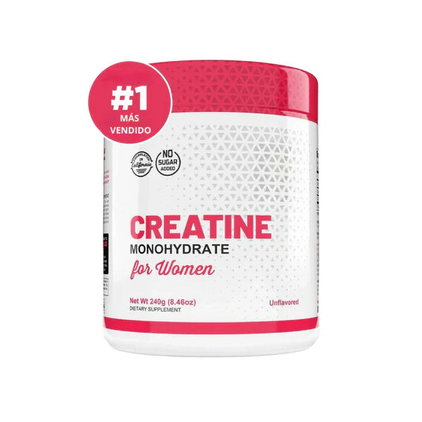 Creatina Monohidratada para Mujeres 💪 Energía, Fuerza y Rendimiento