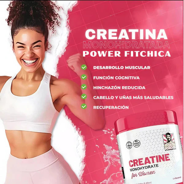 Creatina Monohidratada para Mujeres 💪 Energía, Fuerza y Rendimiento