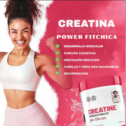 Creatina Monohidratada para Mujeres 💪 Energía, Fuerza y Rendimiento