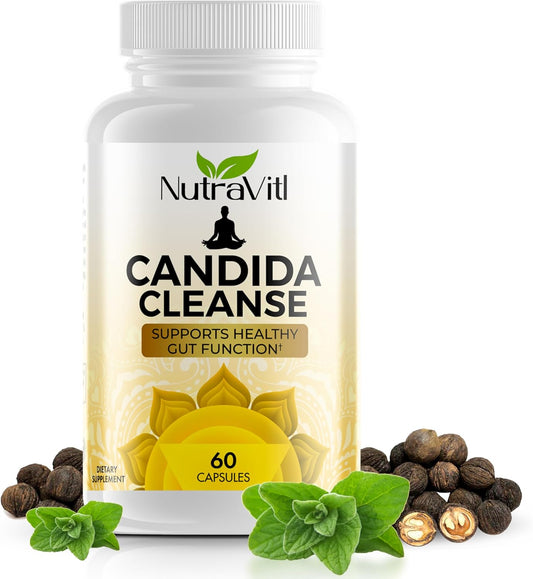 Candida Cleanse™ – Kit Natural para Cándida, Abdomen Plano y Eliminar la Lengua Blanca